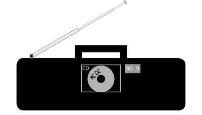 Boombox clipart