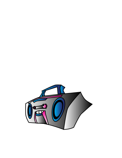 Boombox clipart