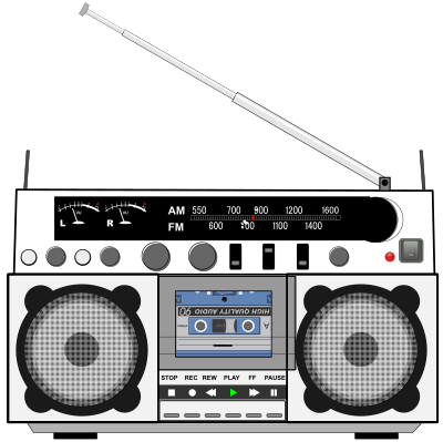 Boombox clipart