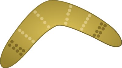 Boomerang 01 clipart