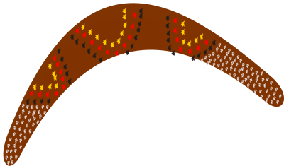 Boomerang clipart