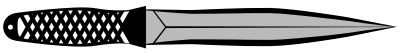 Boot knife clipart