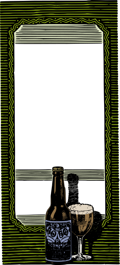 Booze Frame - Colour clipart