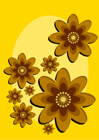 Bordeaux flowers clipart