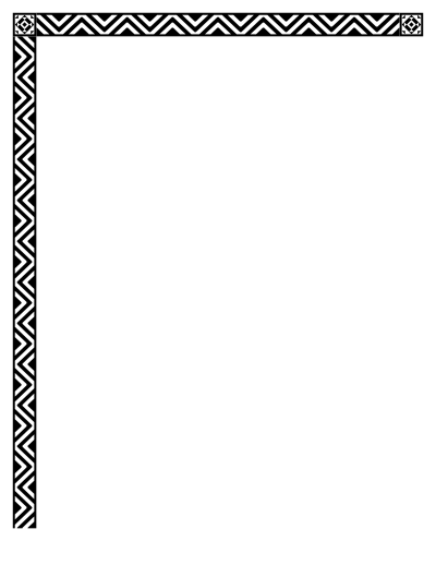 Border 101 (US size) clipart