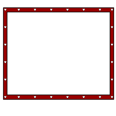 border redBlack-hearts4x3.3 clipart