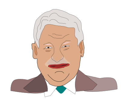 Boris Yeltsin clipart