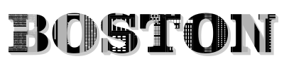 Boston Typography Enhanced clipart