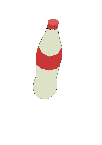 Botella clipart