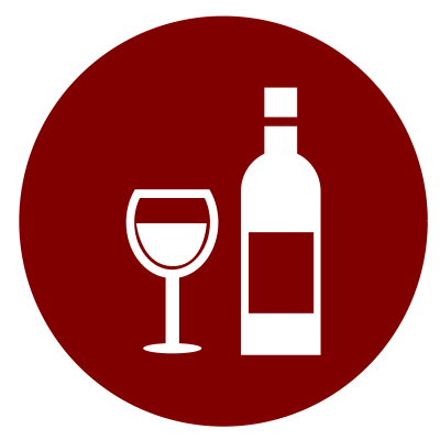 Bottle and Glass clipart
