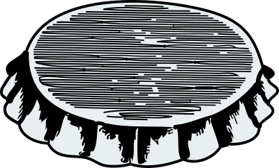 Bottle cap clipart