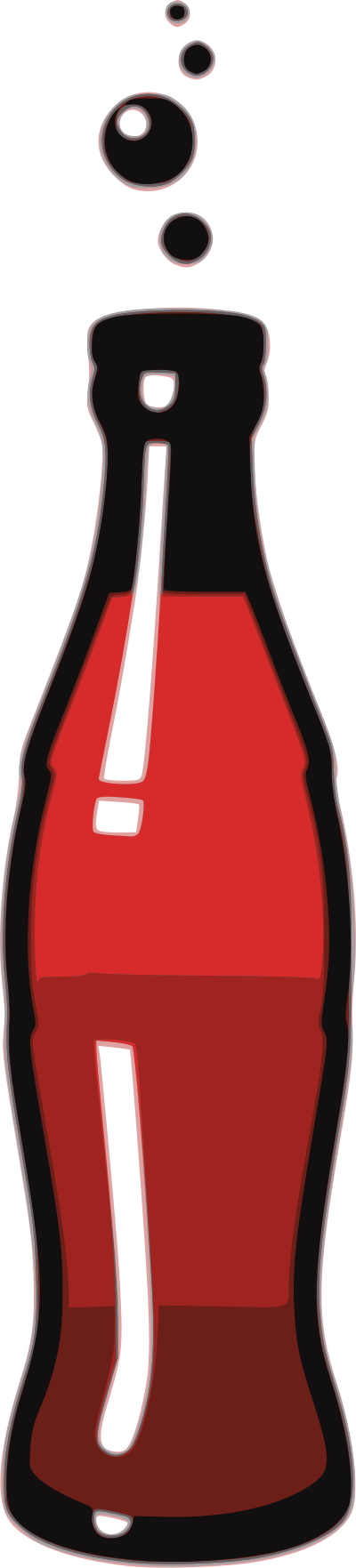 Bottle with Soda clipart
