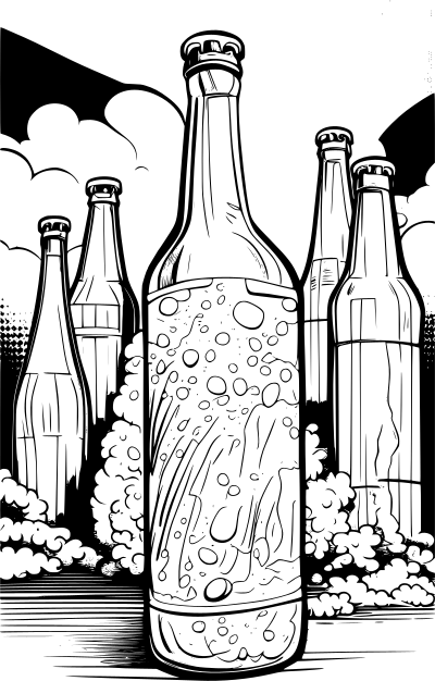 Bottles clipart