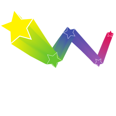 Bouncing star art clipart