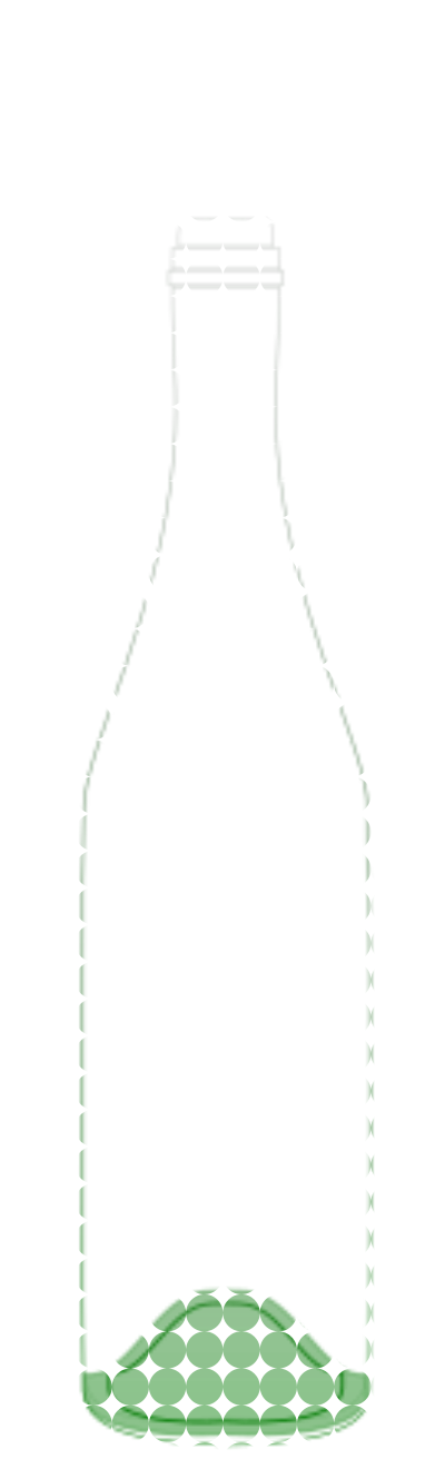 Bouteille a points. clipart