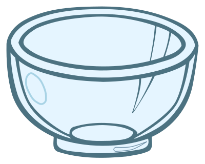 Bowl - coloured clipart