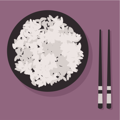 Bowl of rice (#2) clipart