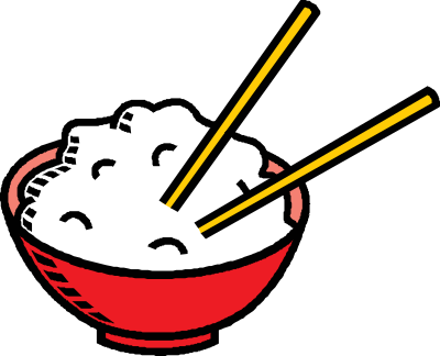 Bowl of rice clipart