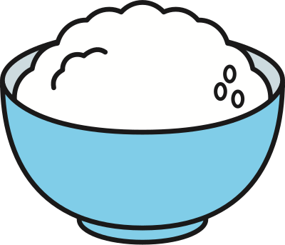 Bowl of rice (#3) clipart