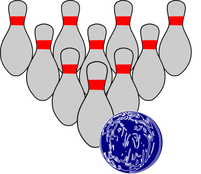 Bowling Duckpins clipart