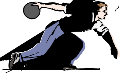 Bowling Man - Colour Remix clipart