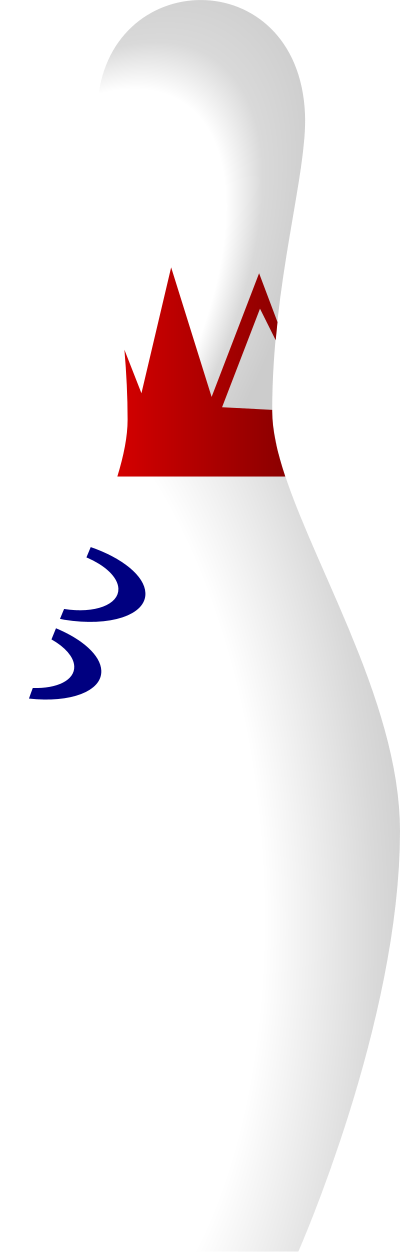 Bowling pin clipart