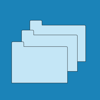 Box - Folders clipart
