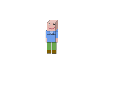 Box guy by L.B. clipart