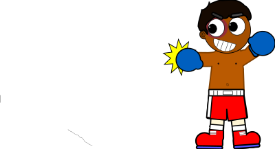 Boxing Man Remix clipart