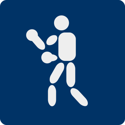 Boxing pictogram clipart