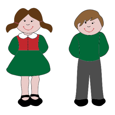 Boy And Girl clipart