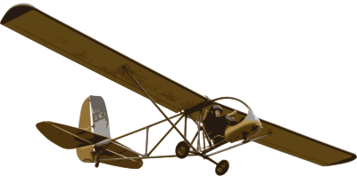 Boy in a Glider clipart