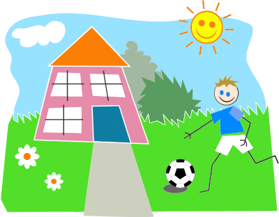 Boy Playing Soccer clipart