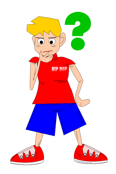 Boy Question clipart