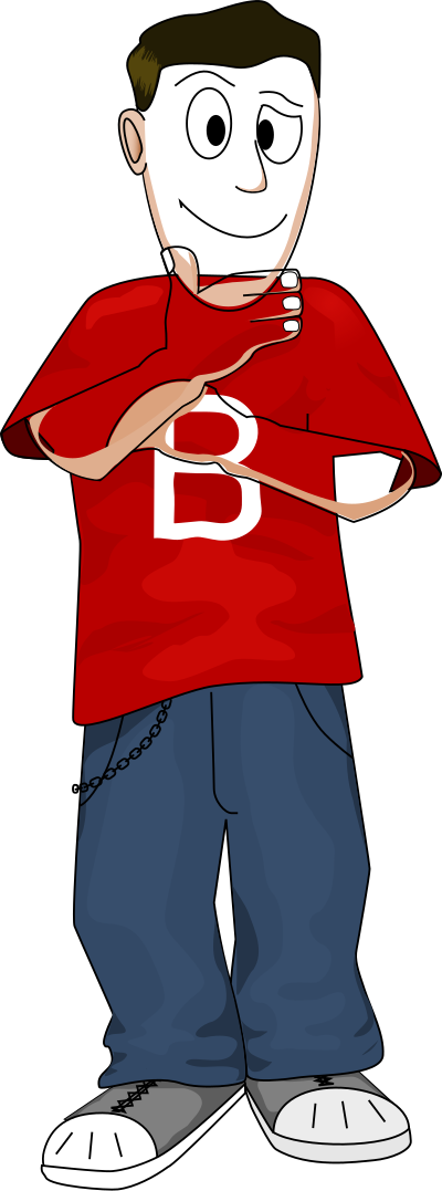 Boy thinking clipart