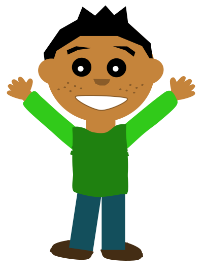 Boy thinking clipart