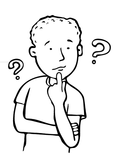 Boy Thinking of Question clipart