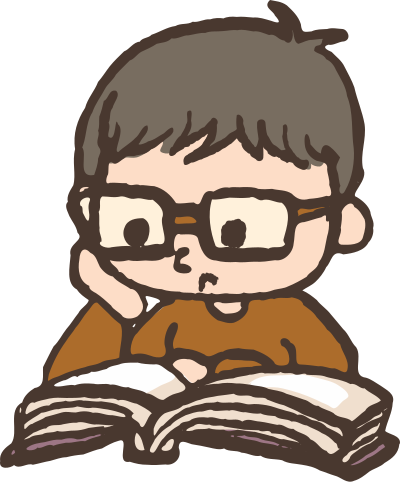 Boy with Book (#3) clipart