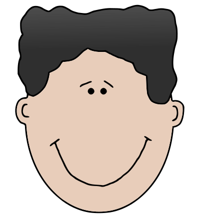 Boyface4 clipart