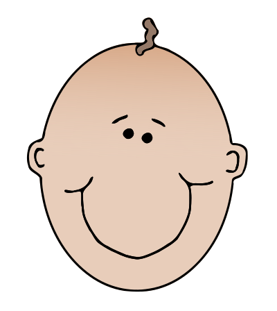 Boyface8 colour clipart