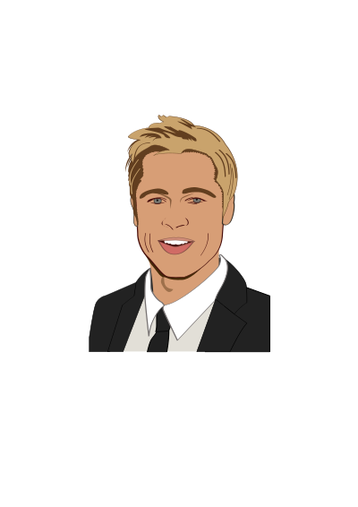 Brad Pitt clipart