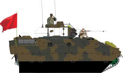 Bradley tank clipart