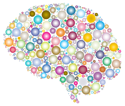 Brain Circles Prismatic 2 clipart