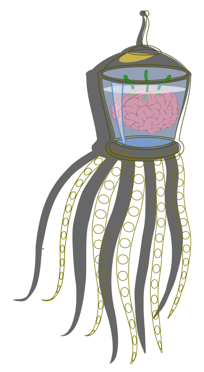 Brain In a Jar clipart