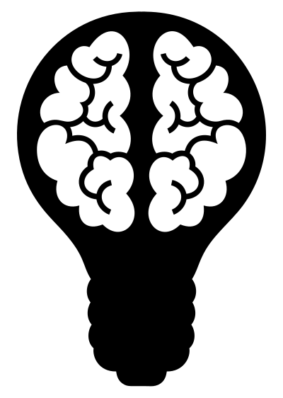 Brain Light Bulb clipart