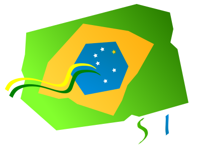 Brasil na Copa 2010 clipart