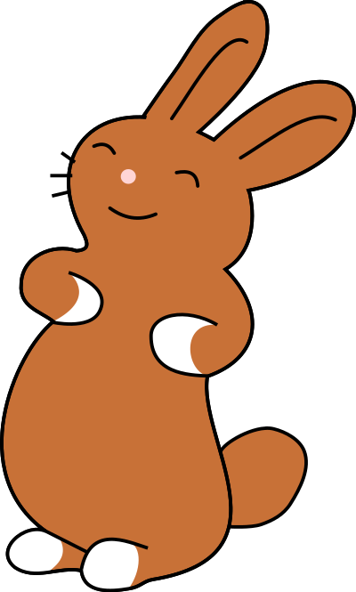 Braun rabbit clipart