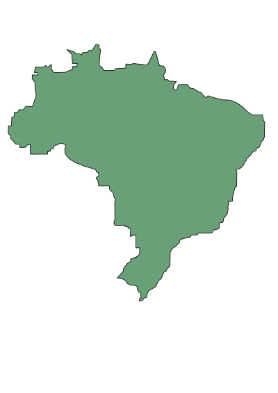Brazil Map clipart