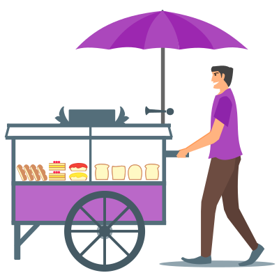 Bread Seller clipart
