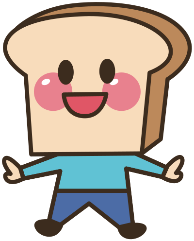 Bread Slice Head clipart